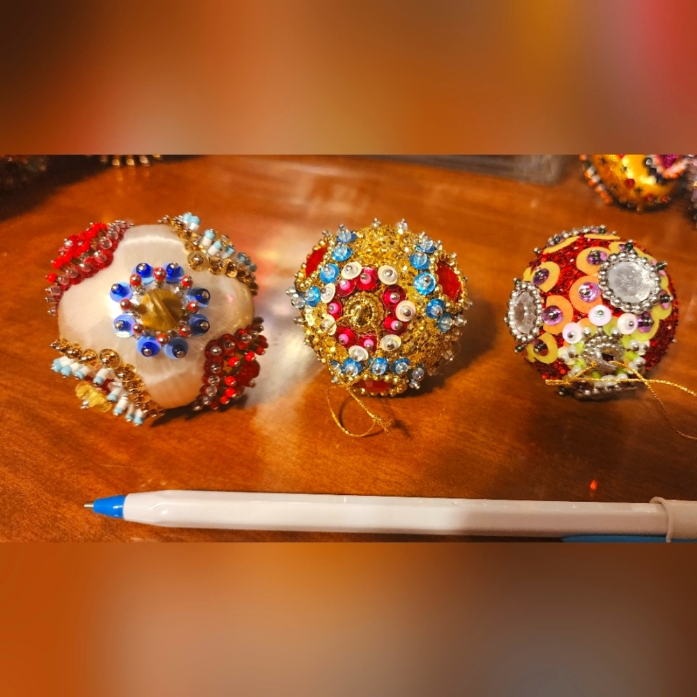 Handmade christmas ornaments